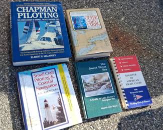 Small Collection of Sailing/Piloting and Navigation Books