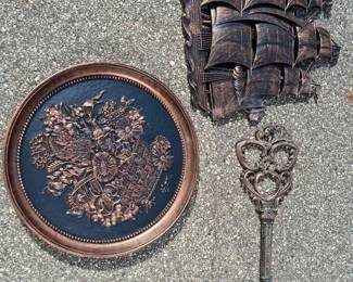 Plastic Bronze Colored Wall Decorations