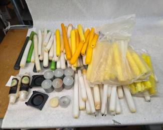 Large Collection of Vintage Stick Candles