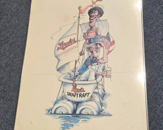 WLAV Raft Race Original Poster w/ Frame [34" H x 23" W] - Estate Sales Warehouse (GR)