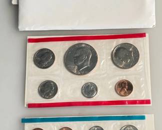 Lot of 2 - 1974 - Uncirculated Coin Sets