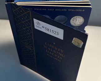 Book of 34 Walking Liberty Half Dollars - Date Range 1916 - 1940