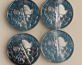 Lot of 4 - 1 oz - .999 Fine Silver - 2019 Philharmonic Silver Rounds (2 of 3)