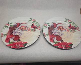 Collection of 8 Vintage Ashland Christmas Plates