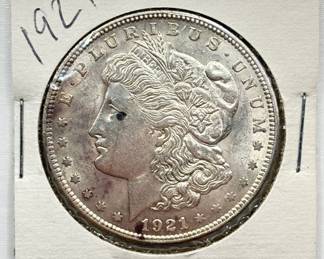 BU 1921 - Morgan Silver Dollar