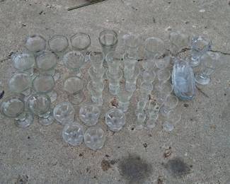 Small Collection of Various Glass Servingware