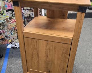 Modern Wooden Media Stand