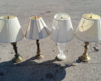4 Vintage Lamps