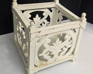 9" Square Wooden Planter