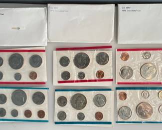 1974 / 1975 / 1976 - Uncirculated Coin Sets