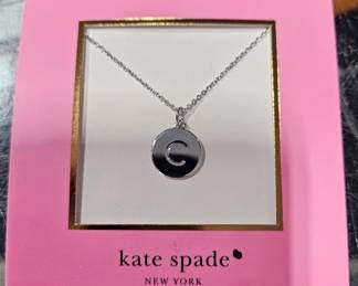 Kate Spade One in a Million Initial Necklace "C" .040 Silver - Estate Sales Warehouse (GR)