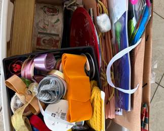 Huge Christmas Lot of New Boxes, Bags, Ribbons & More! Stock up Before the Holiday!