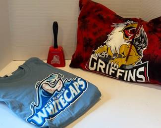 Grand Rapids Griffins Hoodie & West Michigan Whitecaps T Shirt - Size Medium