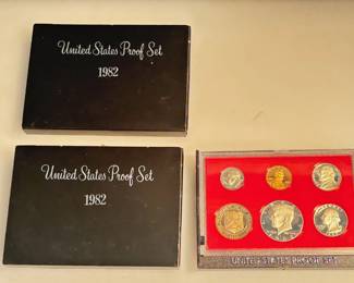 Lot of 2 - 1982 - United States Proof Sets