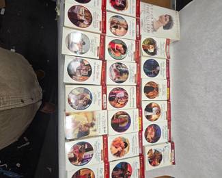 Collection of 88 Vintage "Harlequin Presents" Romance Novels w/ Vintage Queen Elizabeth II Biography