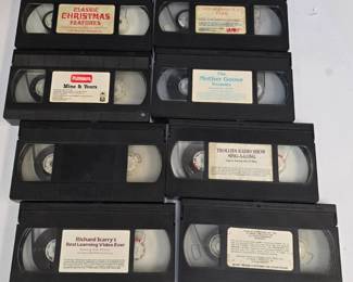 Vintage Kids VHS Tapes - Classic Stories