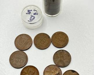 1962 D - Full Date Roll - Lincoln Wheat Cents