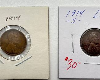 1914 / 1914 S - Lincoln Wheat Cents
