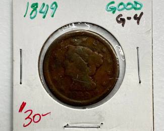 1849 - Large Cent
