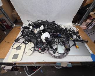 Large Collection of Misc. Computer Cables w/ Samsung Laptop (No Charger)