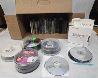 Large Collection of Misc. Vintage (Blank?) CDs