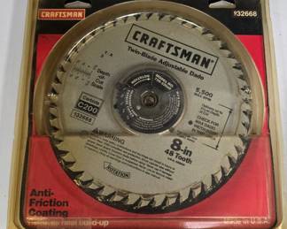 New Craftsman Twin Blade Adjustable Dado