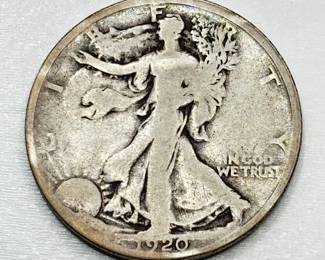 1920 - Walking Liberty - Silver Half Dollar