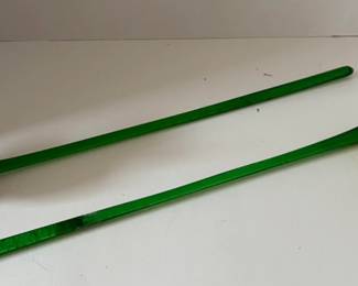 Pair of 19" Glass Flowers