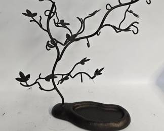 Decorative Metal Jewelry Tree 18" x 18"