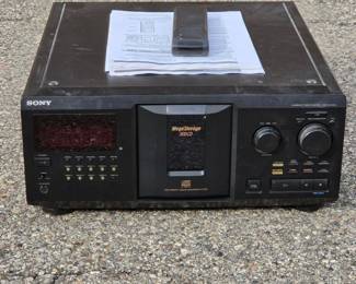Sony CDP-CX355 MegaStorage 300-Disc CD Changer with Remote & Instructions