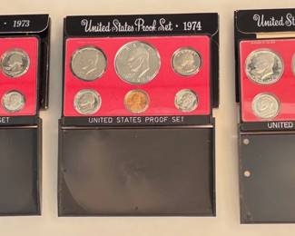 1973 / 1974 / 1975 - United States Proof Sets