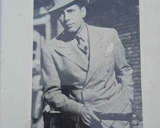 Vintage Framed Photograph of Humphrey Bogart from 1937's "Dead End"