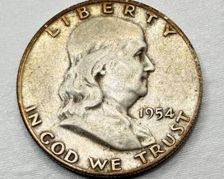 1954 - Franklin Silver Half Dollar (2 of 2)