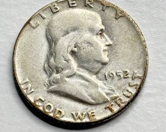 1952 - Silver Franklin Half Dollar