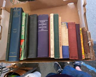 Collection of 21 Antique and Vintage Books of Various Genres