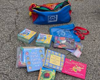 Discovery Toys Activity Bag with Children's Books, Bathtime Bugs & Learning Materials