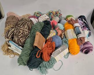 Large Shopping Bag of Assorted Yarn
