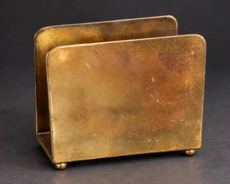 Antique Bradley & Hubbard Brass Letter Holder