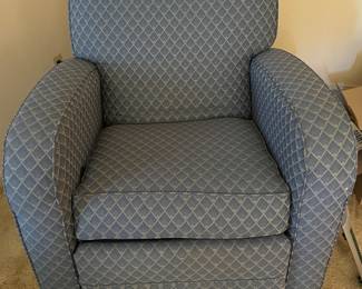 Recliner with electric motor- Two identical chairs available, one in working condition, the other does not but is still a beautiful chair