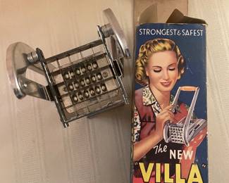Vintage potato cutter with original box