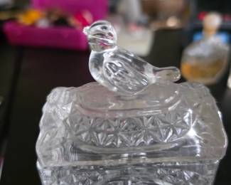 Crystal Vintage Trinket Box