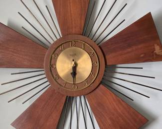 Mid Century Wall Clock