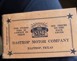 1920s Star Tires Notepad