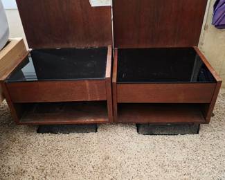 Mid Century wall mount side tables