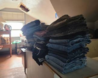 Mens Wranglers and clothing