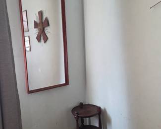 Mid Century Teak Mirror