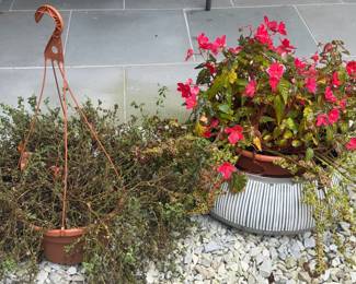 (2) Pretty Planters