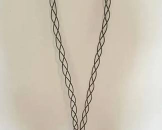 32” Antique Metal Rug Beater