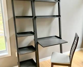(3) Desk, Shelf, & Chair — Leaning Style