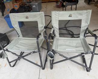 (2) GCI Outdoors Freestyle Rocker Folding Camp Chairs